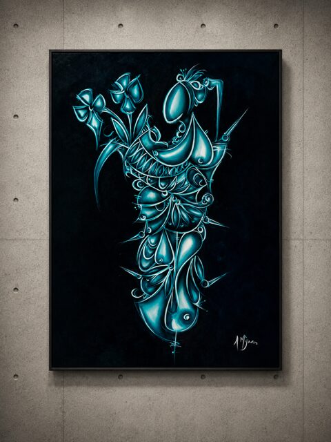 LA MUJER CON FLOR DE VIDA